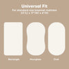 Kit de Lençol Para Moíses Isla KeaBabies Soft White