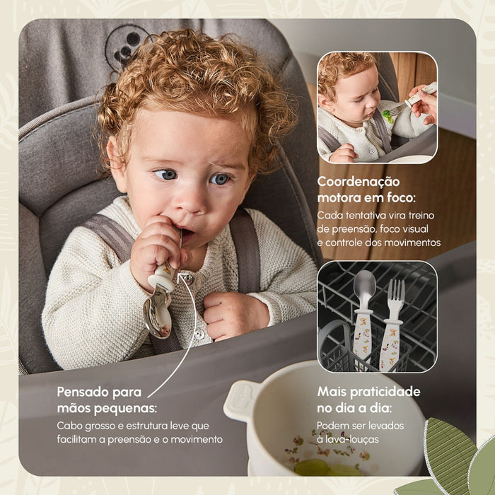 
    Kit de Talheres Infantil Tiny Love Boho Chic
  