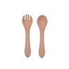 Kit de Talheres de Silicone Piccolo Infanti Terracota