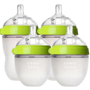 Kit 4 mamadeiras comotomo 150ml + 250ml Verde