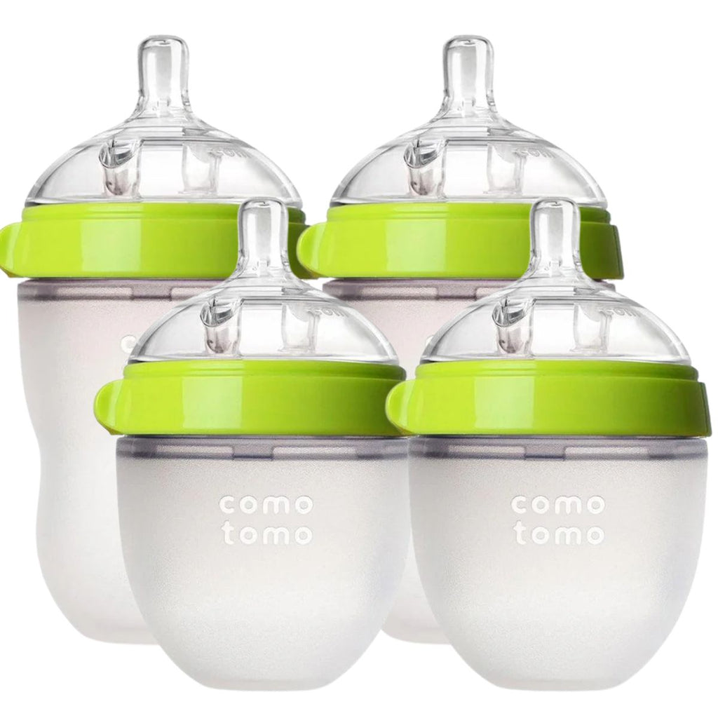 Kit Mamadeiras Comotomo 4 Peças 250ml e 150ml Kit Mamadeiras Comotomo com 2 mamadeiras 250ml e 2 mamadeiras 150ml