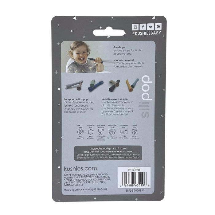 
    Kit De Colheres Em Silicone Kushies Rose
  