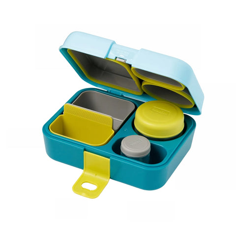 Lancheira Thermos Bento Box Kids 8 Peças Verde - BR