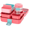 Lancheira Thermos Bento Box Kids 8 Peças Rosa - Thermos Babytunes