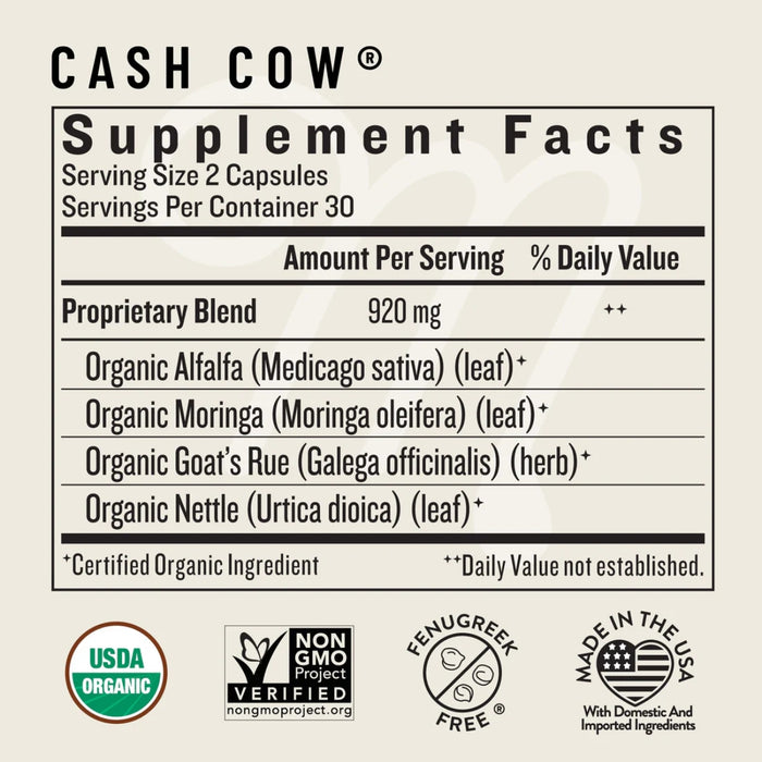 
    Legendairy Milk Cash Cow - Suplemento de Amamentação 60 Caps
  