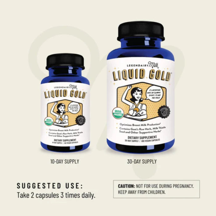 
    Legendairy Milk Liquid Gold - Suplemento de Amamentação 60 CAPS - Legendairy Milk Babytunes
  