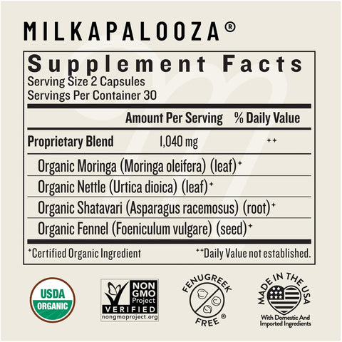 Legendairy Milk Milkapalooza - Suplemento de Amamentação 60 Caps