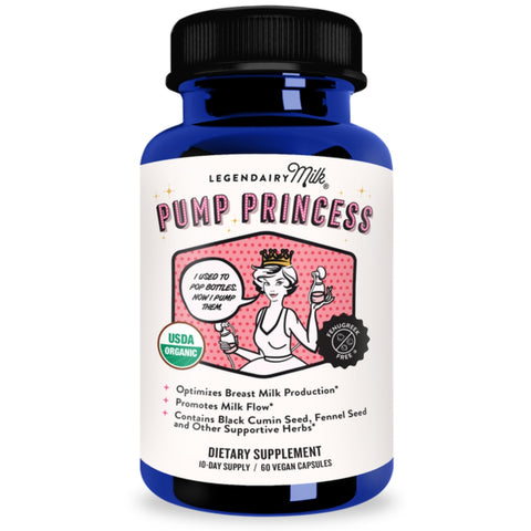 Legendairy Milk Pump Princess - Suplemento de Amamentação 60 Caps