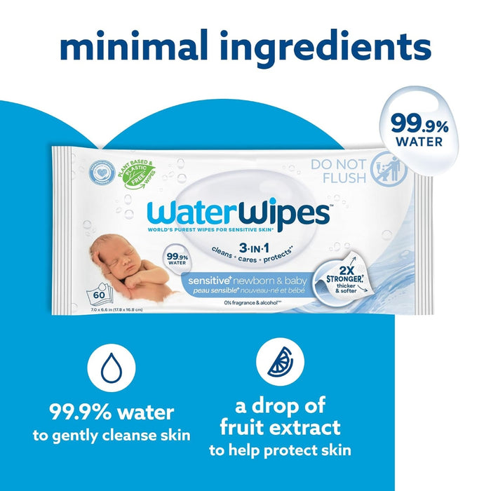 
    Lenços WaterWipes 60 Unidades
  