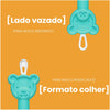 Limpador De Nariz e Ouvido com Estojo Oogiebear 2 Unidades Raspberry & Seafoam - Oogiebear Babytunes