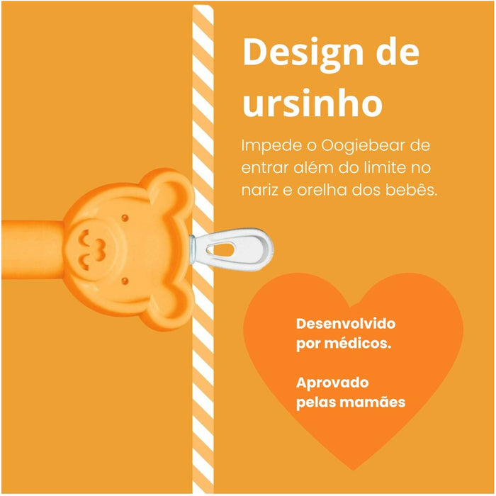 
    Limpador De Nariz e Ouvido com Estojo Oogiebear 2 Unidades Raspberry & Seafoam
  