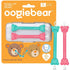 Limpador De Nariz e Ouvido com Estojo Oogiebear 2 Unidades Raspberry & Seafoam - Oogiebear Babytunes by Vanessa