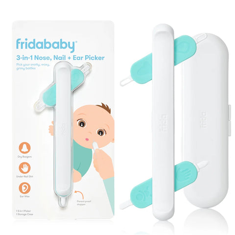 Limpador Fridababy 3 em 1 Para Nariz, Ouvido e Unhas