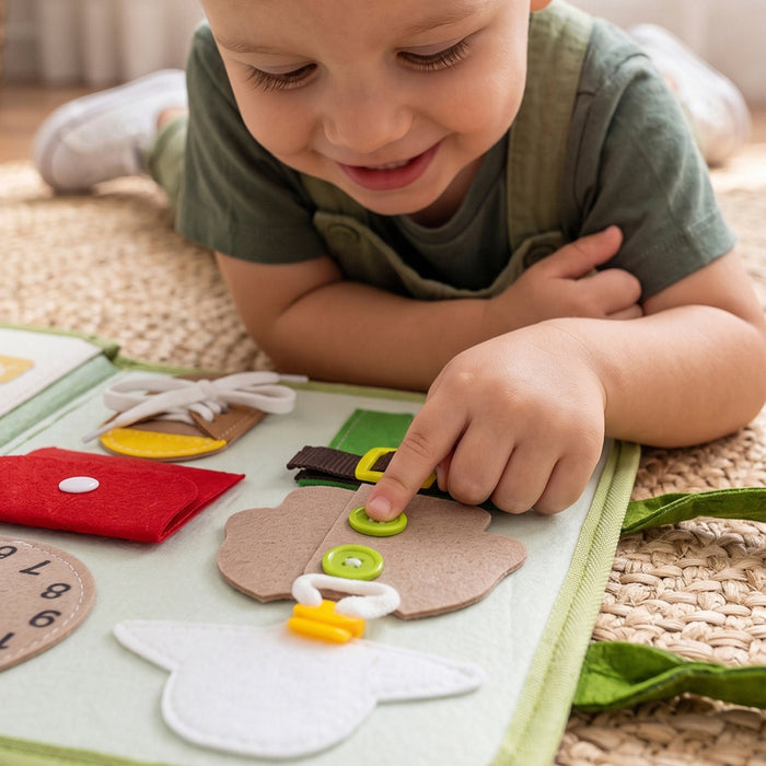 
    Livrinho Sensorial de Atividades Tiny Love Busy Book Boho Chic
  