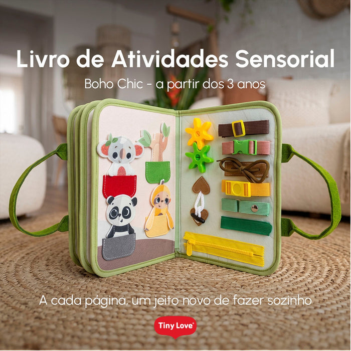 
    Livrinho Sensorial de Atividades Tiny Love Busy Book Boho Chic
  