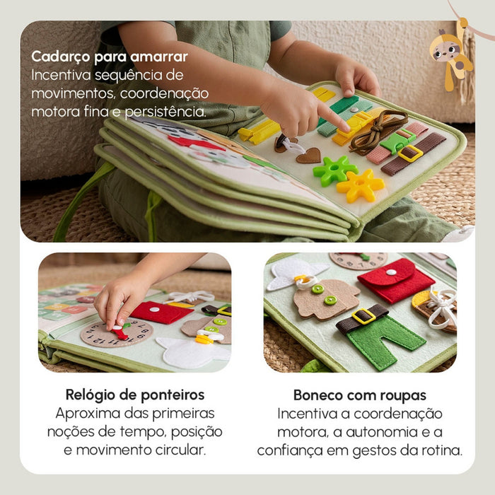 
    Livrinho Sensorial de Atividades Tiny Love Busy Book Boho Chic
  