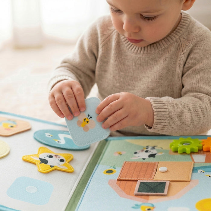 
    Livrinho Sensorial de Atividades Tiny Love Busy Book Farmers Funday
  