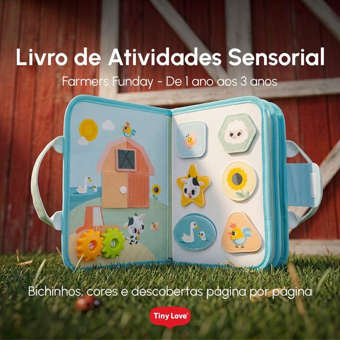 
    Livrinho Sensorial de Atividades Tiny Love Busy Book Farmers Funday
  