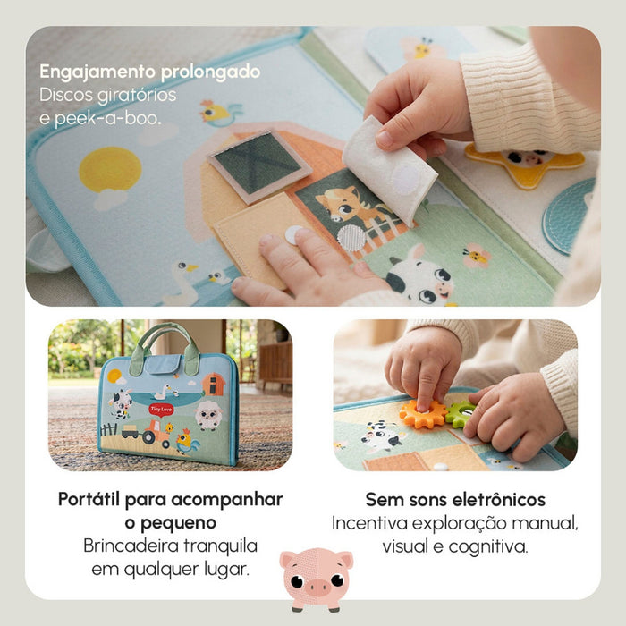 
    Livrinho Sensorial de Atividades Tiny Love Busy Book Farmers Funday
  