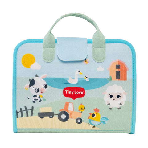 Livrinho Sensorial de Atividades Tiny Love Busy Book Farmers Funday