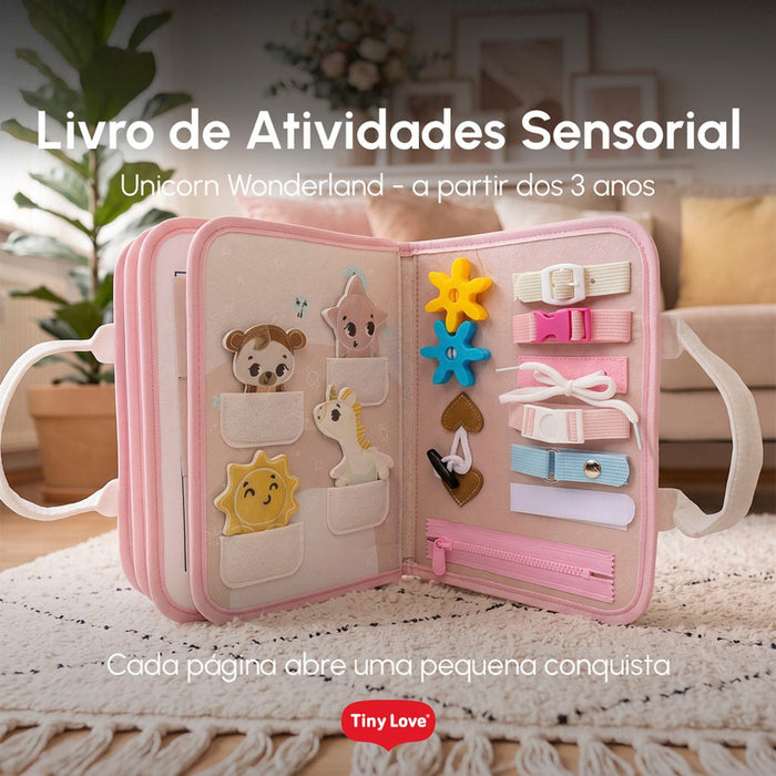 
    Livrinho Sensorial de Atividades Tiny Love Busy Book Wonderlands Collection
  