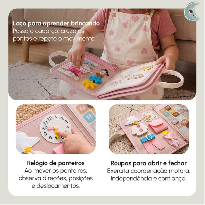 
    Livrinho Sensorial de Atividades Tiny Love Busy Book Wonderlands Collection
  