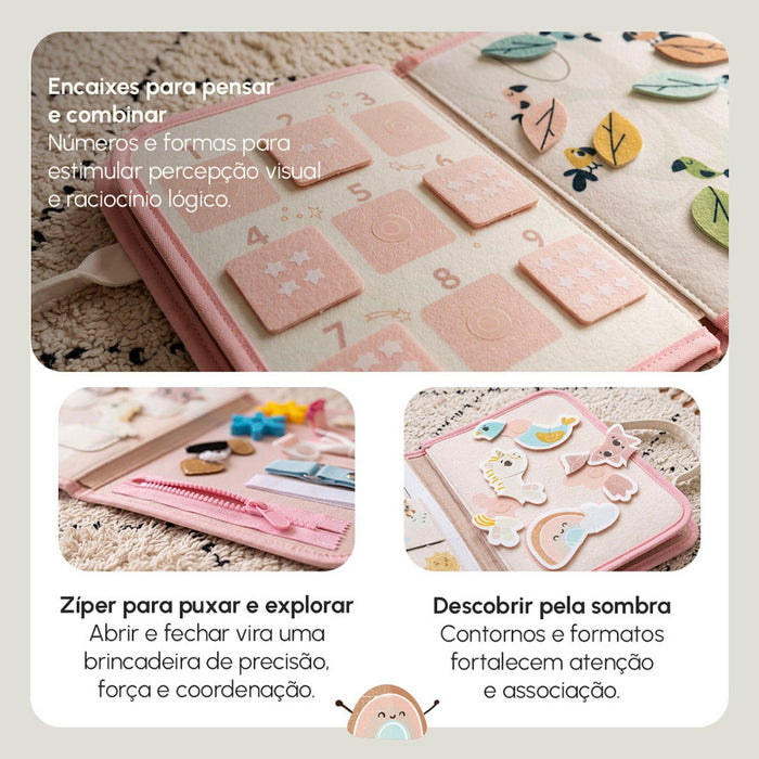 
    Livrinho Sensorial de Atividades Tiny Love Busy Book Wonderlands Collection
  