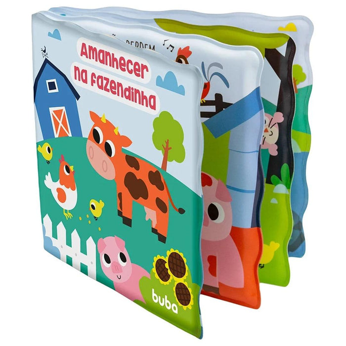 
    Livrinho de Banho Buba Amanhecer na Fazendinha - Buba Babytunes
  
