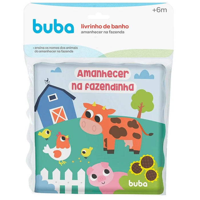 
    Livrinho de Banho Buba Amanhecer na Fazendinha - Buba Babytunes
  