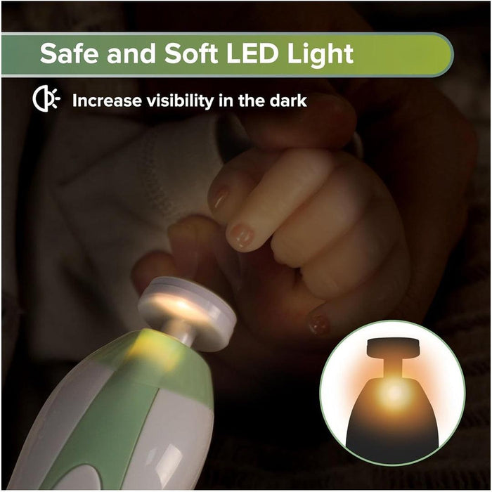 
    Lixa De Unha Elétrica Para Bebês Haakaa Verde - Haakaa Babytunes
  