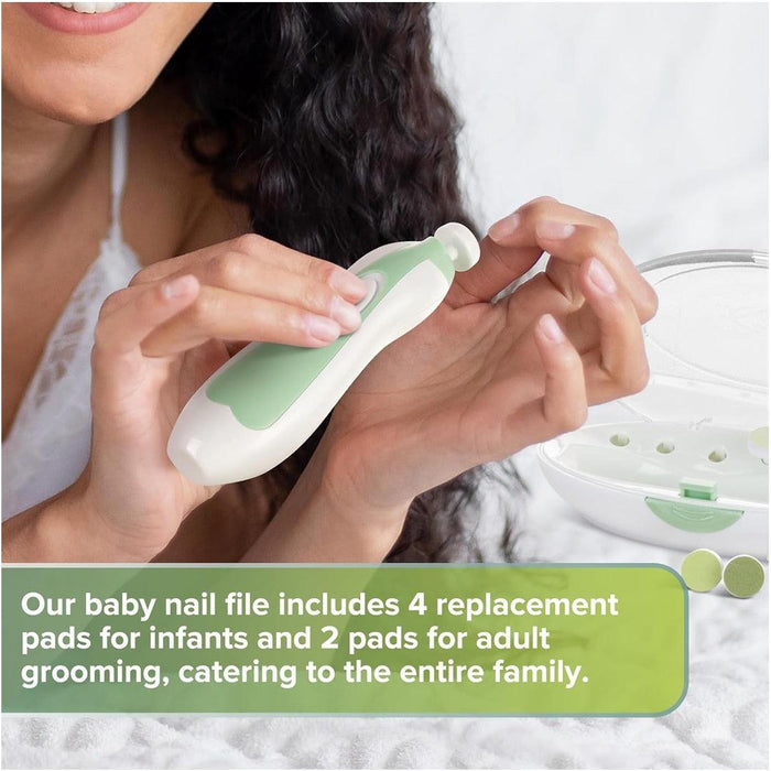 
    Lixa De Unha Elétrica Para Bebês Haakaa Verde - Haakaa Babytunes
  
