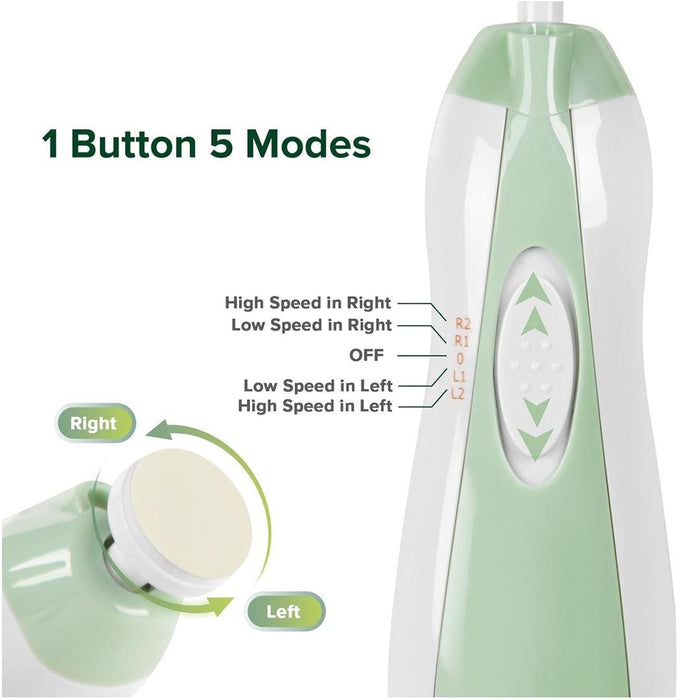 
    Lixa De Unha Elétrica Para Bebês Haakaa Verde - Haakaa Babytunes
  