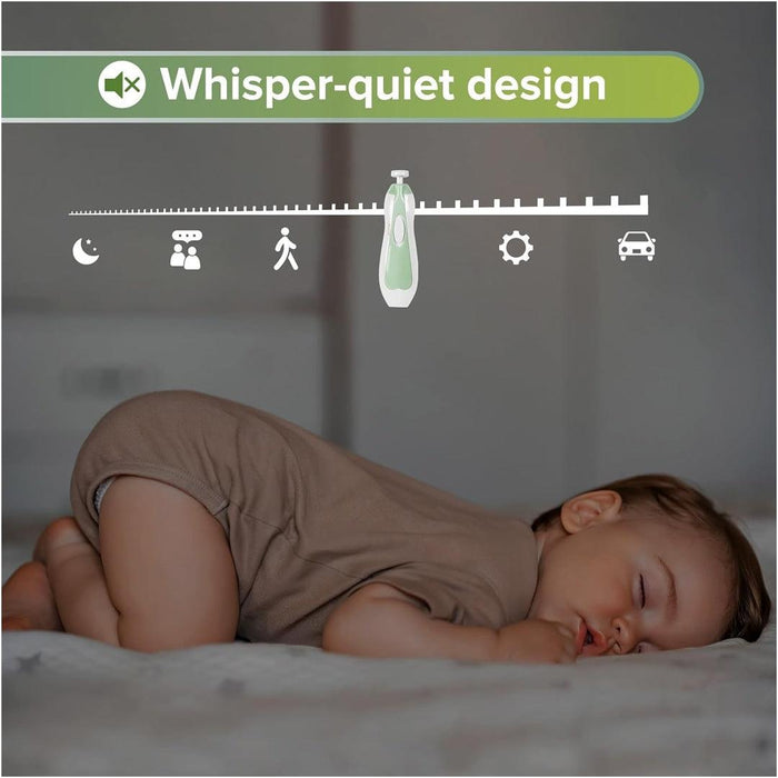 
    Lixa De Unha Elétrica Para Bebês Haakaa Verde - Haakaa Babytunes
  