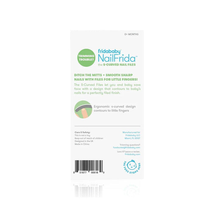
    Lixa De Unha Fridababy Curvas em S Para Bebês Nailfrida 5 Unidades - Fridababy Babytunes
  