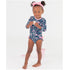 Maiô Infantil Ruffle Butts Moonlit Meadow FPS50+