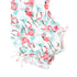 Maiô Infantil Ruffle Butts Vibrant Flamingo FPS50+