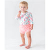 Maiô Infantil Ruffle Butts Vibrant Flamingo FPS50+ - Ruffle Butts Babytunes