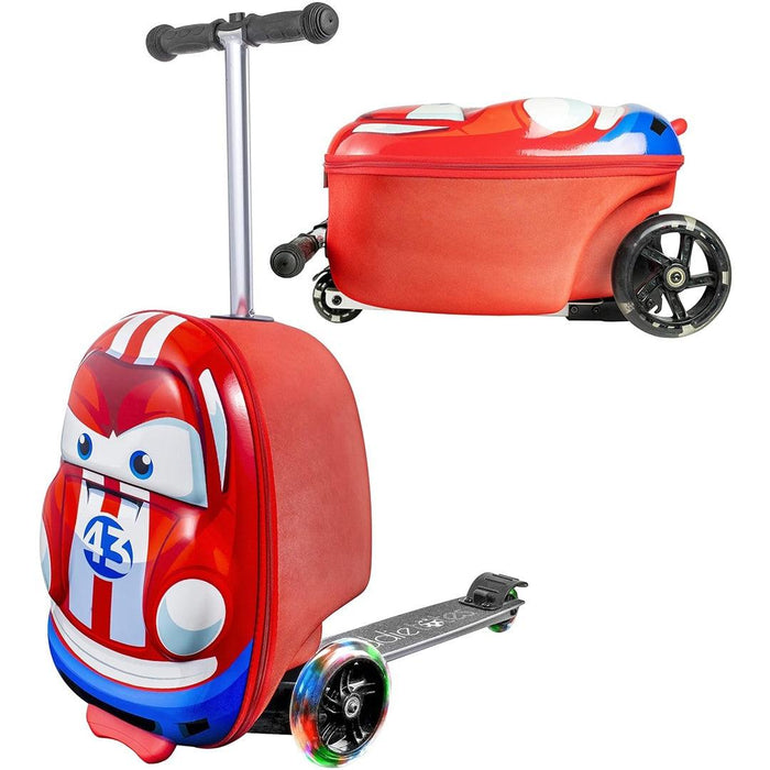
    Mala de Rodinhas Patinete Infantil Kiddietotes Carro de Corrida - KIDDIETOTES Babytunes
  