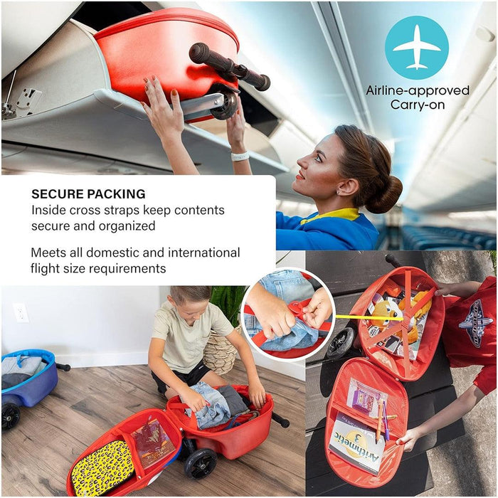 
    Mala de Rodinhas Patinete Infantil Kiddietotes Carro de Corrida - KIDDIETOTES Babytunes
  