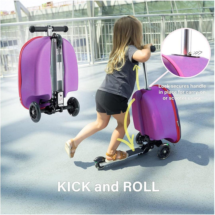 
    Mala de Rodinhas Patinete Infantil Kiddietotes Unicórnio - KIDDIETOTES Babytunes
  