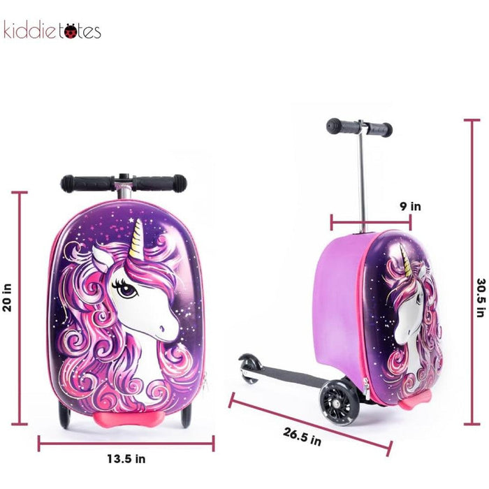 
    Mala de Rodinhas Patinete Infantil Kiddietotes Unicórnio - KIDDIETOTES Babytunes
  