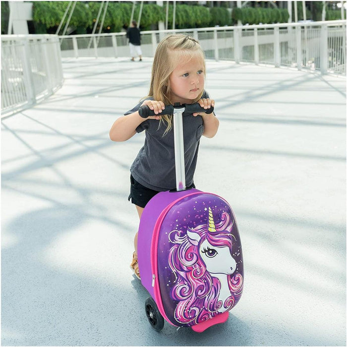 
    Mala de Rodinhas Patinete Infantil Kiddietotes Unicórnio - KIDDIETOTES Babytunes
  