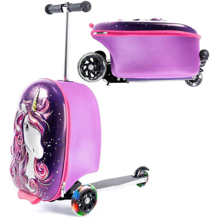 
    Mala de Rodinhas Patinete Infantil Kiddietotes Unicórnio - KIDDIETOTES Babytunes
  
