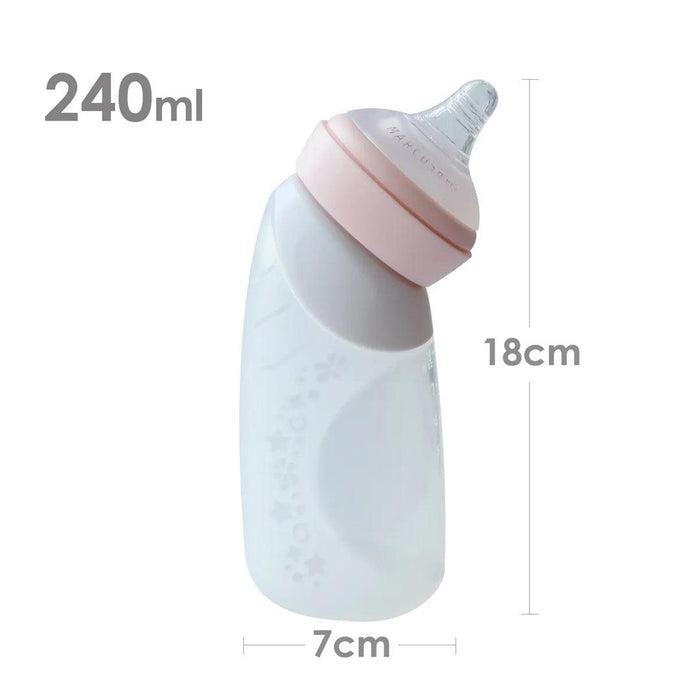 
    Mamadeira Angulada em Silicone Marcus & Marcus 240ML Rosa - Marcus & Marcus Babytunes
  