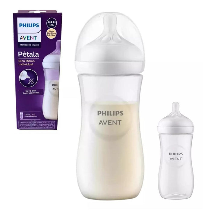 
    Mamadeira Pétala 330ml 3.0 Fluxo 4 3m+ Philips Avent - Philips Avent Babytunes
  