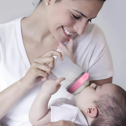 Mamadeira Comotomo Rosa 250ML - Comotomo Babytunes