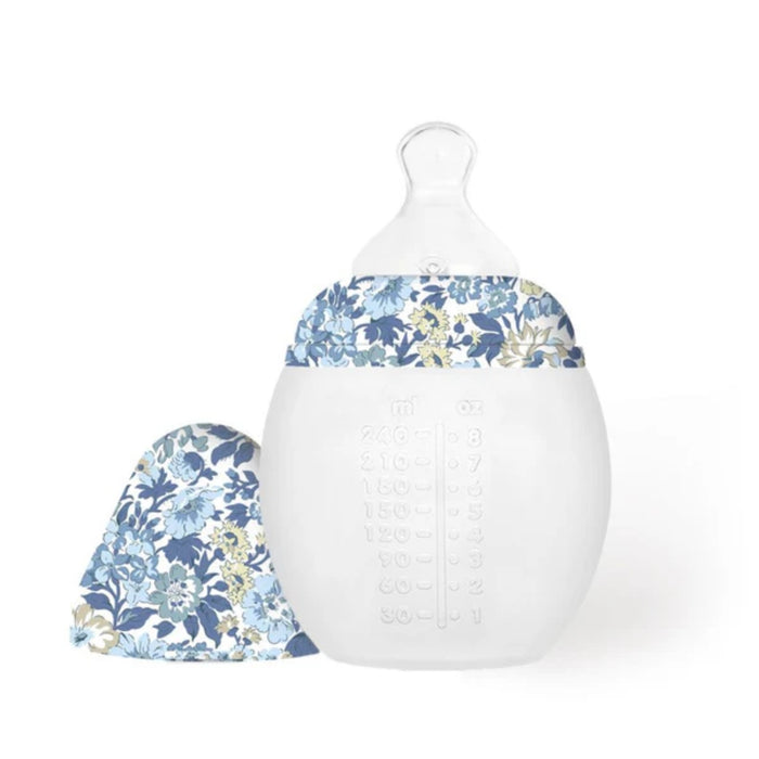 
    Mamadeira Élhée Liberty Honey Dew Blue 240ML - 0M+ - Élhée Babytunes
  