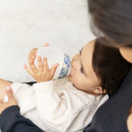 Mamadeira Élhée Liberty Honey Dew Blue 150ML - 0M+ - Élhée Babytunes