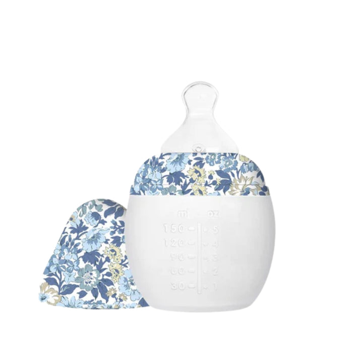 
    Mamadeira Élhée Liberty Honey Dew Blue 150ML - 0M+ - Élhée Babytunes
  