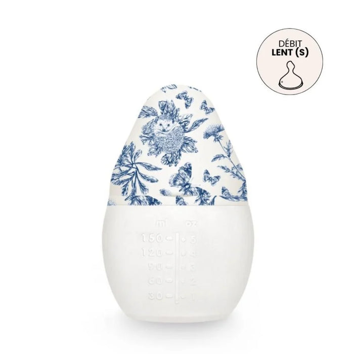 
    Mamadeira Élhée Tartine et Chocolat Toile de Jouy Blue 150ml - 0M
  